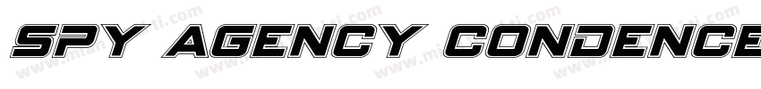 Spy Agency Condenced Italic字体转换
